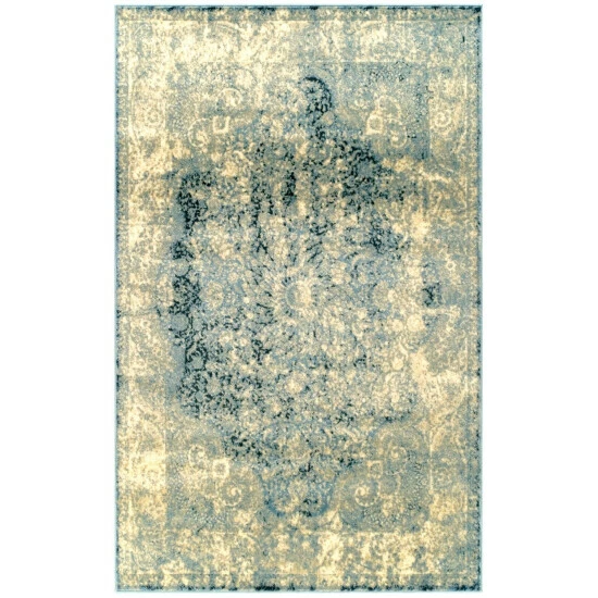 Buy ❤️ Miranda Haus Modern Abstract Medallion Indoor Area Rug Blue ⭐ 10 Buy ❤️ Miranda Haus Modern Abstract Medallion Indoor Area Rug Blue ⭐ - Image 8