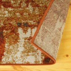 Promo 😍 Miranda Haus Rosemont Abstract Geometric Indoor Area Rug Collection Rust ✔️ -Miranda Haus Shop unnamed file 3651