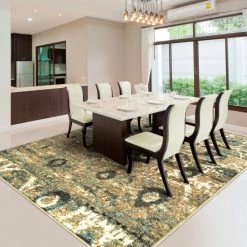 Promo 😍 Miranda Haus Rosemont Abstract Geometric Indoor Area Rug Collection Rust ✔️ -Miranda Haus Shop unnamed file 3655