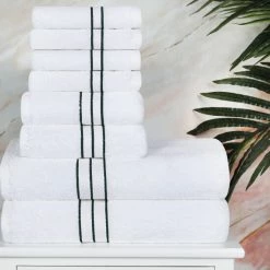 Flash Sale ✨ Miranda Haus 100% Turkish Cotton Plush Assorted 8-Piece Solid Towel Set Tea Rose 👏 -Miranda Haus Shop unnamed file 3670