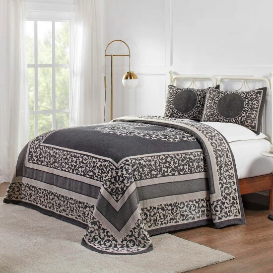 Cheap π Miranda Haus Vintage Mandala Cotton Blend Woven Jacquard Bedspread Set Charcoal π₯° 7 Cheap π Miranda Haus Vintage Mandala Cotton Blend Woven Jacquard Bedspread Set Charcoal π₯° - Image 5