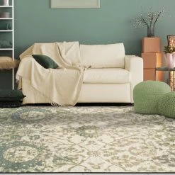 Buy π Miranda Haus Traditional Vintage Floral Polypropylene Indoor Area Rug Ivory π 17 Buy π Miranda Haus Traditional Vintage Floral Polypropylene Indoor Area Rug Ivory π -Miranda Haus Shop unnamed file 3707