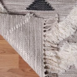 Wholesale 🎁 Miranda Haus Rustic Trellis Handmade Wool Indoor Area Rug With Cotton Backing And Fringes Ivory 👍 -Miranda Haus Shop unnamed file 3718