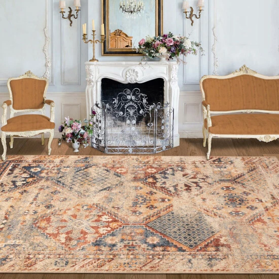 Best Sale π Miranda Haus Tyias Vintage Diamond Area Rug Navy Blue β¨ 9 Best Sale π Miranda Haus Tyias Vintage Diamond Area Rug Navy Blue β¨ - Image 7