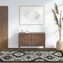 Outlet 🛒 Miranda Haus Hayden Abstract Diamonds Modern Area Rug Collection Brown ✔️ -Miranda Haus Shop unnamed file 3752