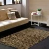 Discount ⌛ Miranda Haus Geometric Modern Abstract Striped Indoor Area Rug Brown 🎁 -Miranda Haus Shop unnamed file 3785