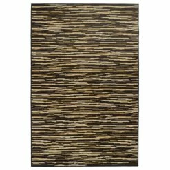 Discount ⌛ Miranda Haus Geometric Modern Abstract Striped Indoor Area Rug Brown 🎁 -Miranda Haus Shop unnamed file 3787