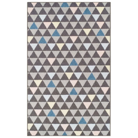 New π₯° Miranda Haus Pastel Aztec Modern Geometric Indoor Area Rug Collection Charcoal 𧨠7 New π₯° Miranda Haus Pastel Aztec Modern Geometric Indoor Area Rug Collection Charcoal 𧨠- Image 5