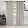 Best reviews of 👏 Miranda Haus Varnie Jacquard Grommet Curtain Panel (Set Of 2) Bronze ⭐ -Miranda Haus Shop unnamed file 3809