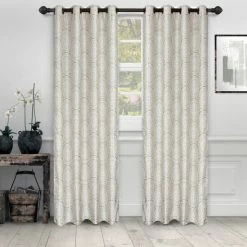 Best reviews of 👏 Miranda Haus Varnie Jacquard Grommet Curtain Panel (Set Of 2) Bronze ⭐ -Miranda Haus Shop unnamed file 3813
