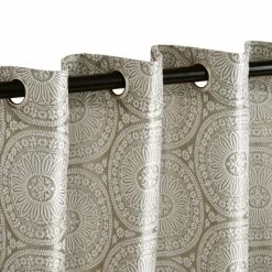 Best reviews of 👏 Miranda Haus Varnie Jacquard Grommet Curtain Panel (Set Of 2) Bronze ⭐ -Miranda Haus Shop unnamed file 3814