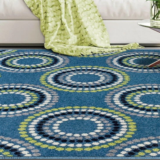 Outlet ๐ฅฐ Miranda Haus Burgess Modern Geometric Indoor Area Rug Collection Blue ๐ 8 Outlet ๐ฅฐ Miranda Haus Burgess Modern Geometric Indoor Area Rug Collection Blue ๐ - Image 6