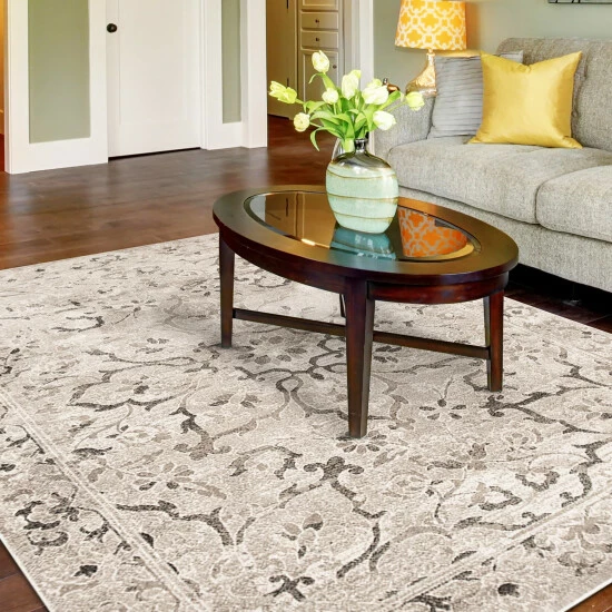 Top 10 π₯° Miranda Haus Peoria Modern Floral Area Rug Platinum π 10 Top 10 π₯° Miranda Haus Peoria Modern Floral Area Rug Platinum π - Image 8