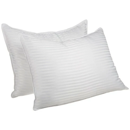 Promo π Miranda Haus Dublin Down Alternative Stripe Pillows (Set Of 2) - White π 4 Promo π Miranda Haus Dublin Down Alternative Stripe Pillows (Set Of 2) - White π - Image 2
