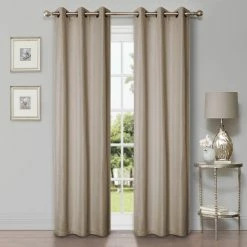 Discount ⭐ Miranda Haus Classic Modern Blackout Curtain Set Acorn 🤩