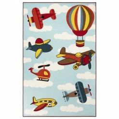 Outlet 🎉 Miranda Haus Non-Slip Marfleet Kids' Washable Indoor Area Rug ❤️ -Miranda Haus Shop unnamed file 3936