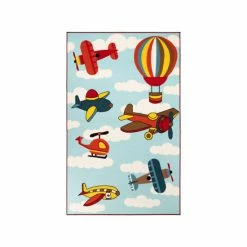 Outlet 🎉 Miranda Haus Non-Slip Marfleet Kids' Washable Indoor Area Rug ❤️ -Miranda Haus Shop unnamed file 3941