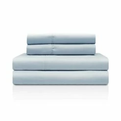 Best reviews of 🛒 Miranda Haus Pearla Rayon From Bamboo Blend Solid Bed Sheet Set Light Blue 👍 -Miranda Haus Shop unnamed file 3959