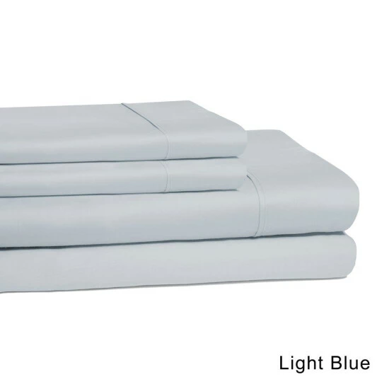 Outlet π Miranda Haus 300-Thread Count Cotton Wrinkle-Free Solid Bed Sheet Set Mint β€οΈ 6 Outlet π Miranda Haus 300-Thread Count Cotton Wrinkle-Free Solid Bed Sheet Set Mint β€οΈ - Image 4