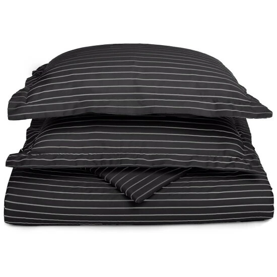 Cheapest 𧨠Miranda Haus 600 Thread Count Stripe Cotton Blend Duvet Cover Set Taupe/white ⨠7 Cheapest 𧨠Miranda Haus 600 Thread Count Stripe Cotton Blend Duvet Cover Set Taupe/white ⨠- Image 5