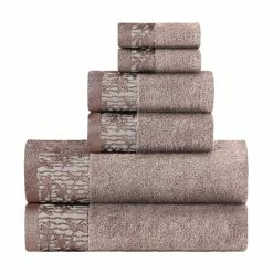 Best deal ❤️ Miranda Haus Amaryllis Floral Cotton 6-Piece Towel Set Mandarin 😉 -Miranda Haus Shop unnamed file 4074