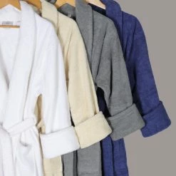 Hot Sale 🎉 Miranda Haus 👩 Women's Turkish Cotton Ultra-Soft Absorbent Long Bathrobe Grey 😍