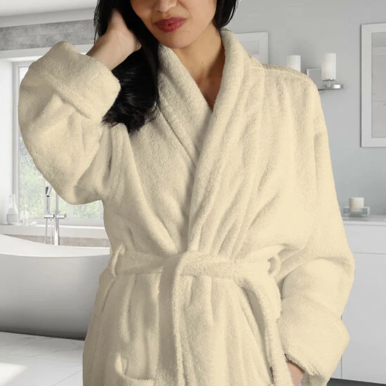 Hot Sale π Miranda Haus π© Women's Turkish Cotton Ultra-Soft Absorbent Long Bathrobe Grey π 8 Hot Sale π Miranda Haus π© Women's Turkish Cotton Ultra-Soft Absorbent Long Bathrobe Grey π - Image 6