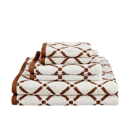 Best reviews of π Miranda Haus Reversible Diamond Cotton Towel - 6-piece Set Chocolate Cream π 5 Best reviews of π Miranda Haus Reversible Diamond Cotton Towel - 6-piece Set Chocolate Cream π - Image 3