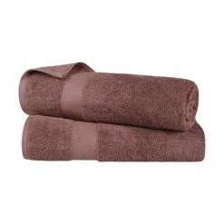 Promo 👍 Miranda Haus Luxury Solid Highly Absorbent Egyptian Cotton 2 Piece Bath Sheet Towel Set Sedona 😉 -Miranda Haus Shop unnamed file 4144