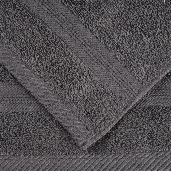 Best Sale π₯° Miranda Haus Smart Dry 4 Piece Premium Plush Highly-Absorbent Cotton Bath Towel Set Grey π 7 Best Sale π₯° Miranda Haus Smart Dry 4 Piece Premium Plush Highly-Absorbent Cotton Bath Towel Set Grey π - Image 5