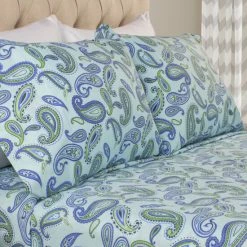 Flash Sale 🔔 Miranda Haus Vintage Floral Paisley Flannel Cotton 2 Piece Pillowcase Set Pumpkin ❤️ -Miranda Haus Shop unnamed file 4245