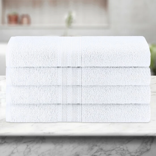 Discount β€οΈ Miranda Haus Eco Friendly Cotton Soft And Absorbent Bath Towel (set Of 4) Aster Blue π 4 Discount β€οΈ Miranda Haus Eco Friendly Cotton Soft And Absorbent Bath Towel (set Of 4) Aster Blue π - Image 2