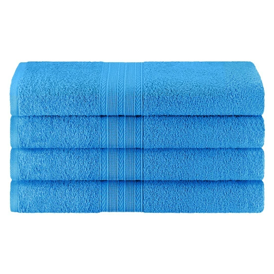 Discount β€οΈ Miranda Haus Eco Friendly Cotton Soft And Absorbent Bath Towel (set Of 4) Aster Blue π 9 Discount β€οΈ Miranda Haus Eco Friendly Cotton Soft And Absorbent Bath Towel (set Of 4) Aster Blue π - Image 7