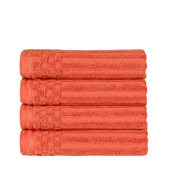 Buy π Miranda Haus 100% Cotton 4-Piece Ultra Absorbent Textured Hand Towel Set - Hand Towel Navy Blue β 7 Buy π Miranda Haus 100% Cotton 4-Piece Ultra Absorbent Textured Hand Towel Set - Hand Towel Navy Blue β - Image 5