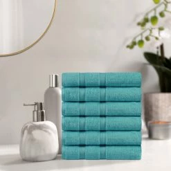 Best deal 🧨 Miranda Haus Smart Dry 6 Piece Premium Plush Highly-Absorbent Cotton Hand Towel Set Grey 😀 -Miranda Haus Shop unnamed file 4495