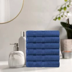 Best deal 🧨 Miranda Haus Smart Dry 6 Piece Premium Plush Highly-Absorbent Cotton Hand Towel Set Grey 😀 -Miranda Haus Shop unnamed file 4500