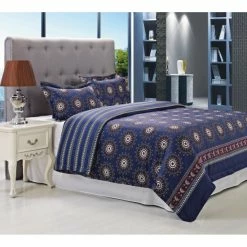 Best deal ⭐ Cotton Modern Floral Mandala Duvet Cover Set By Miranda Haus 🛒