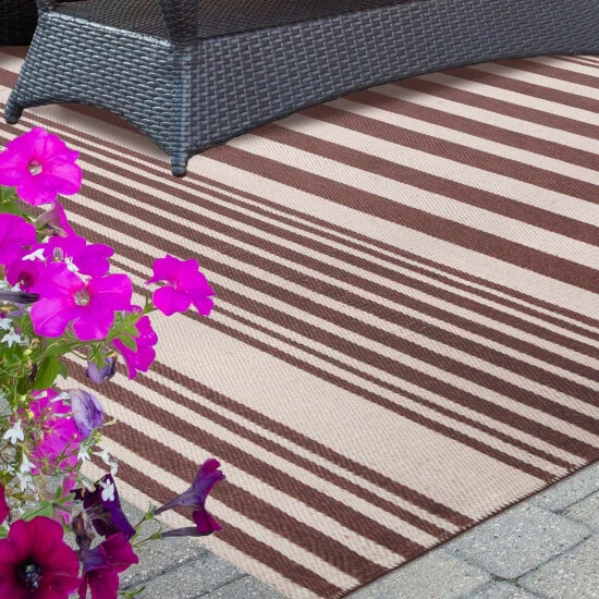 Flash Sale π Miranda Haus Modern Coastal Stripes Indoor/ Outdoor Area Red β 9 Flash Sale π Miranda Haus Modern Coastal Stripes Indoor/ Outdoor Area Red β - Image 7