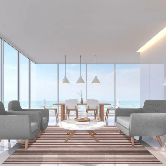 Flash Sale π Miranda Haus Modern Coastal Stripes Indoor/ Outdoor Area Red β 10 Flash Sale π Miranda Haus Modern Coastal Stripes Indoor/ Outdoor Area Red β - Image 8