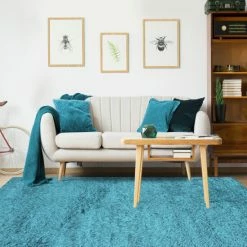 Cheap 🔔 Miranda Haus Superior Hand-tufted Plush Solid Shag Indoor Area Rug Grey 💯