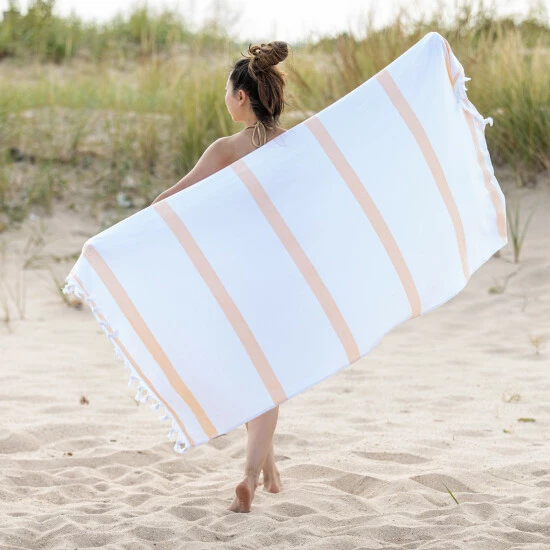 Best deal β Miranda Haus Kai Stripe Fouta Beach Towel With Tassels - 35" X 68" Yellow π 3 Best deal β Miranda Haus Kai Stripe Fouta Beach Towel With Tassels - 35" X 68" Yellow π
