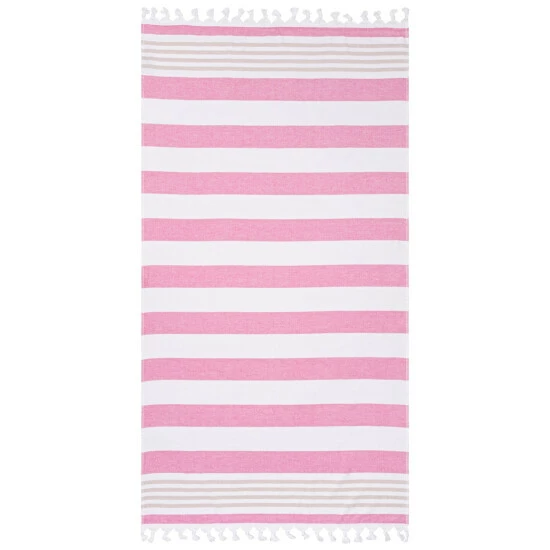 Flash Sale β€οΈ Miranda Haus Bahari Stripe Fouta Beach Towel With Tassels - 35" X 68" Dusky Blue π 4 Flash Sale β€οΈ Miranda Haus Bahari Stripe Fouta Beach Towel With Tassels - 35" X 68" Dusky Blue π - Image 2