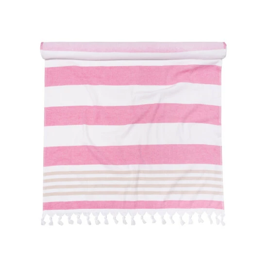 Flash Sale β€οΈ Miranda Haus Bahari Stripe Fouta Beach Towel With Tassels - 35" X 68" Dusky Blue π 10 Flash Sale β€οΈ Miranda Haus Bahari Stripe Fouta Beach Towel With Tassels - 35" X 68" Dusky Blue π - Image 8