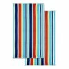 Cheapest 😉 Miranda Haus Cotton Oceana Stripe Oversized Beach Towel (Set Of 2) - 34" Wide X 64" Long 🔔 -Miranda Haus Shop unnamed file 4647