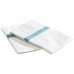 Best deal 🎉 Miranda Haus 300-Thread Count Cotton Solid Hotel Border Pillowcases White/chocolate 🛒 -Miranda Haus Shop unnamed file 4655