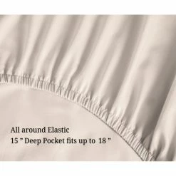 Outlet 🛒 Miranda Haus 700 Thread Count Egyptian Cotton Solid Deep Pocket Sheet Set Grey ✨ -Miranda Haus Shop unnamed file 472