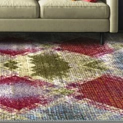 Cheap 🤩 Miranda Haus Daelyn Printed Non-Slip Washable Indoor Area Rug Grey 👍 -Miranda Haus Shop unnamed file 478