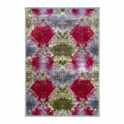 Cheap 🤩 Miranda Haus Daelyn Printed Non-Slip Washable Indoor Area Rug Grey 👍 -Miranda Haus Shop unnamed file 479