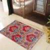 Buy 😀 Miranda Haus Redondo Printed Non-Slip Washable Indoor Area Rug Grey 👍