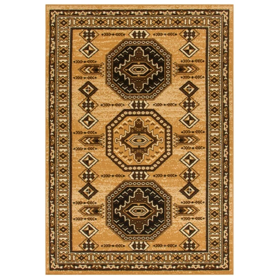 New π Southwestern Geometric Medallion Modern Indoor Area Rug By Miranda Haus Caramel π 7 New π Southwestern Geometric Medallion Modern Indoor Area Rug By Miranda Haus Caramel π - Image 5
